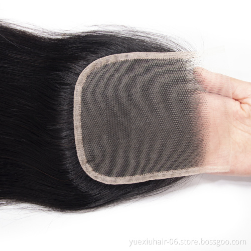 Hot Seller Cuticle Aligned Brazilian Hair Transparent Lace Closure Lace Frontal Transparent 13x4